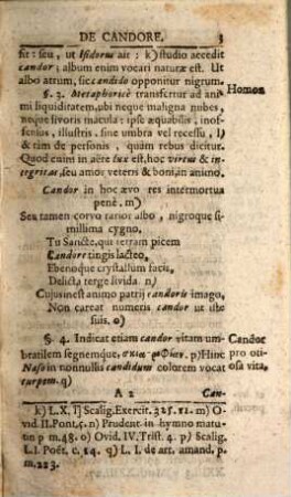 De Candore : Liber Singularis; Varijs Antiquitatibus, memorabilibus & curiositatibus illustratus