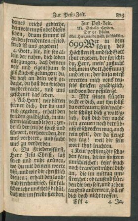 Zur Pest-Zeit.
