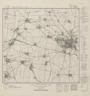 4237 (alte Nr.: 2386) Köthen, Topographische Karte 1:25000 (4cm - Karte)