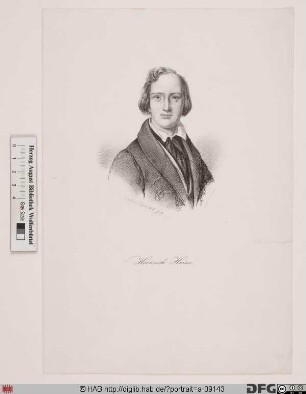Bildnis Heinrich (bis 1825 Harry) Heine