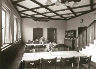 Wilsdruff, Landwirtschaftsschule für Mädchen, Diele und Speiseraum (1945-1991 Krankenhaus)