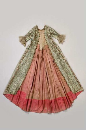 Manteau eines zweiteiligen Frauenkleides (Robe à la Française)