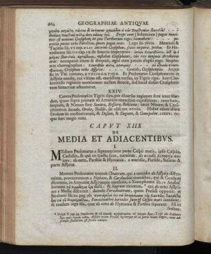 Caput XIIX. De Media Et Adiacentibus