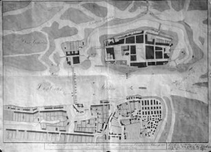 Grundriss der Stadt Küstrin mit Festungsanlage