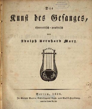 Die Kunst des Gesanges : theoretisch-praktisch