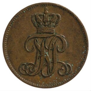Münze, 1/2 Grote, 1856 n. Chr.