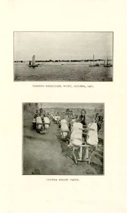 Flooded ricefields, Wuhu, October, 1911. - Famine relief flour