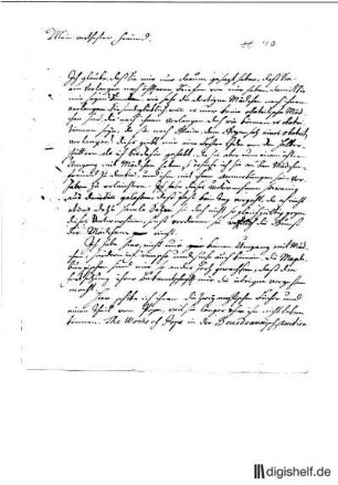 40: Brief von Johann Georg Sulzer an Johann Wilhelm Ludwig Gleim