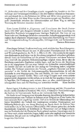 Schindler, Margarete :: Eigentum und Einnahmen der Stadt Buxtehude 1333 - 1983, Begleitheft zu einer Ausstellung des Stadtarchivs Buxtehude : Buxtehude, Stadtarchiv, 1983