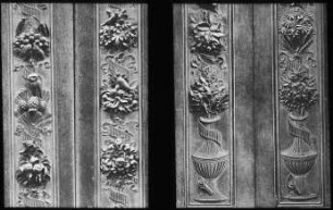 Florenz, Baptisterium di S. Giovanni, Osttor (Paradiestür), Florale Motive; Ghiberti, Lorenzo