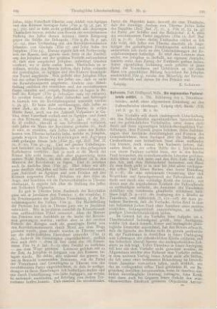 210-211 [Rezension] Bahnsen, Wilh., Die sogenannten Pastoralbriefe erklärt. 1. Thl. Erklärung des 2. Timotheusbriefes, nebst einer allgemeinen Einleitung zu den Pastoralbriefen überhaupt