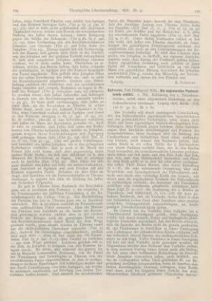 210-211 [Rezension] Bahnsen, Wilh., Die sogenannten Pastoralbriefe erklärt. 1. Thl. Erklärung des 2. Timotheusbriefes, nebst einer allgemeinen Einleitung zu den Pastoralbriefen überhaupt