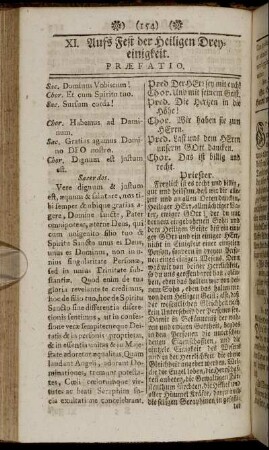 XI. Aufs Fest der heiligen Dreyfaltigkeit. - XIX. Von der heiligen Tauffe.