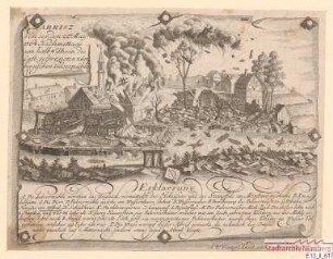 Explosionsunglück in der Wöhrder Pulvermühle 1764