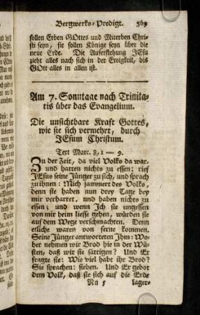 569-578, Zu der Zeit, da viel Volks da war, und hatten ...