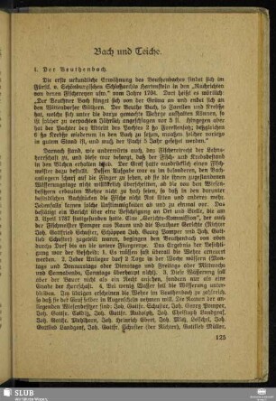 Bach und Teiche
