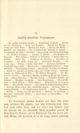 VI. Russisch-chinesische Beziehungen