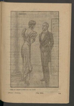 Olga se quedó a solas con don Justo. - [Ilustración]