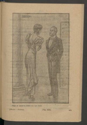 Olga se quedó a solas con don Justo. - [Ilustración]