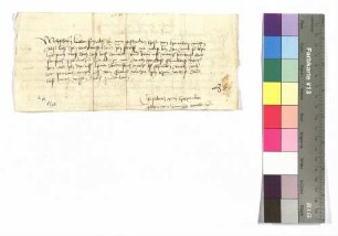 Schreiben des Kraft von Hohenlohe an Götz von Berlichingen.(Kopie)
