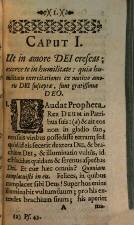 Punctum honoris aeterni : id est parvitas primae magnitudinis coram Deo, sive humilitas Deo grata divini amoris magistri discipula ...