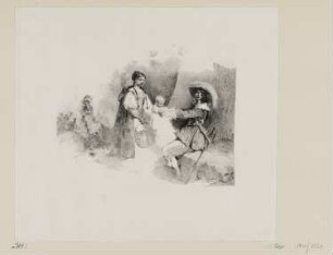 Kinderfreund, Vorstudie, aus: "Lithographisches Album"