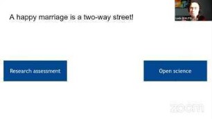 Open science and research assessment reform – A happy marriage?