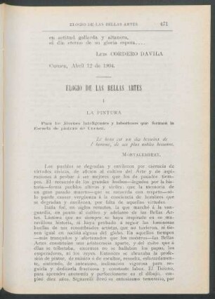 Elogio de las bellas artes