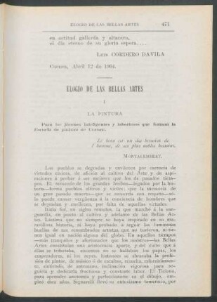 Elogio de las bellas artes