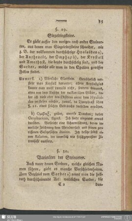 §. 30. Varietäten der Steinarten