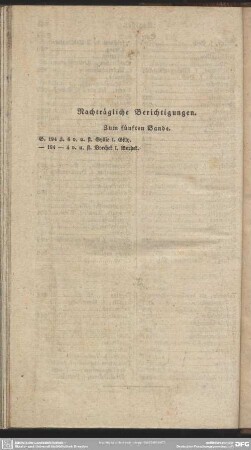 Nachträgliche Berichtigungen