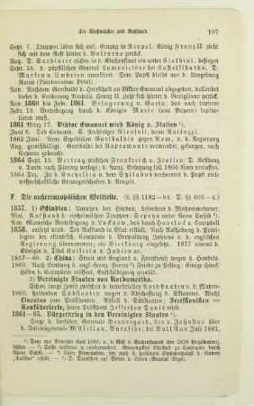 F. Die außereuropäischen Weltteile