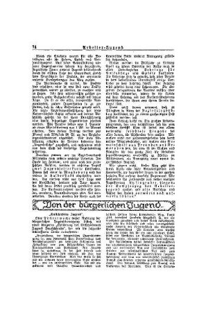 Von der bürgerlichen Jugend