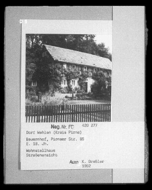 Wohnhaus, Stadt Wehlen