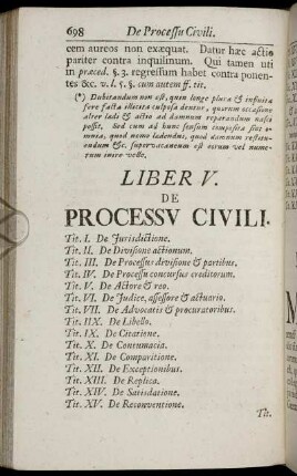 De Processu Civili.