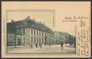 Ansichtskarte Königliches Kammergericht, Lindenstraße [3/3]