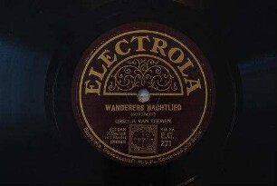 Wanderers Nachtlied / (Schubert)