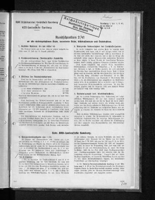 3. Fürsorge der Reichsärztekammer.