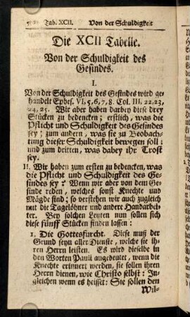 508-518, Die XCII. - XCIII. Tabelle
