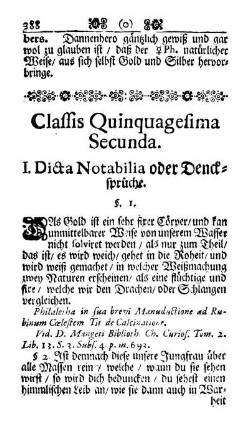 Classis Quinquagesima Secunda.