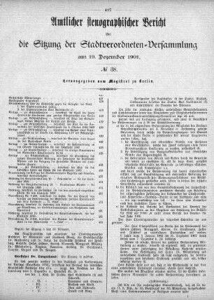 No. 38, 19. Dezember 1901
