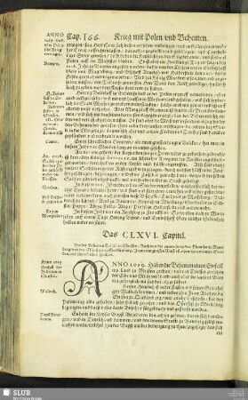 Das CLXVI. Capitel
