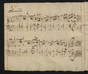 Partiten; Tasteninstrument; G-Dur