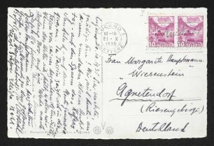 Brief von Carl F. W. Behl an Margarete Hauptmann