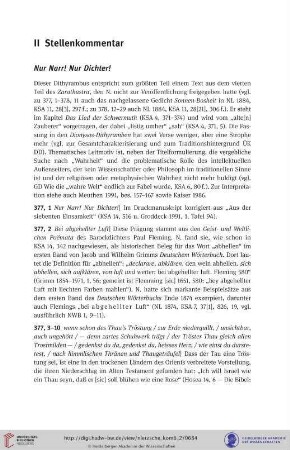 Nur Narr! Nur Dichter