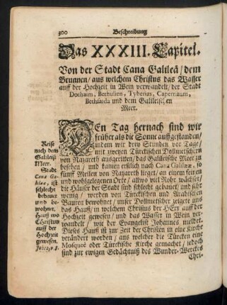 Das XXXIII. Capitel.