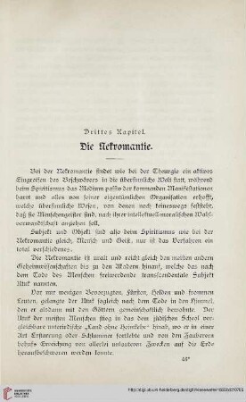 Drittes Kapitel