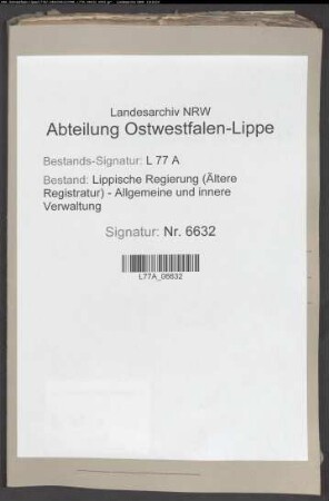 Verweigerte Abhaltung des Gogerichts im Amt Blomberg