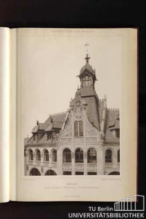 Tafel 61. Berlin. Haus Ascher & Muenchow, Spittelmarkt 16/17