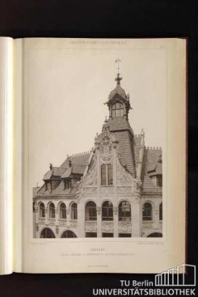 Tafel 61. Berlin. Haus Ascher & Muenchow, Spittelmarkt 16/17